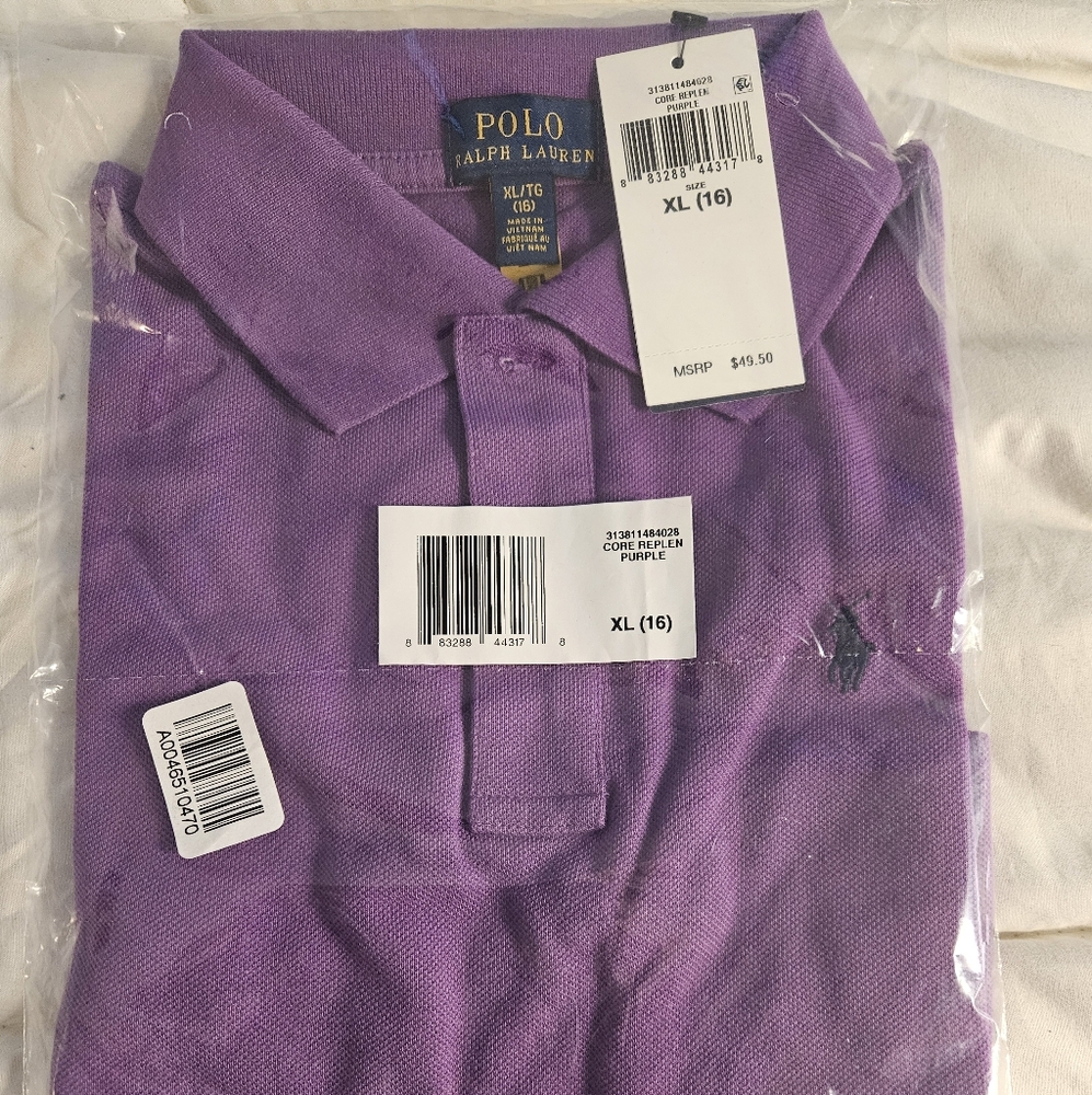 Ralph Lauren Girl's Polo Shirt ** Brand New**
